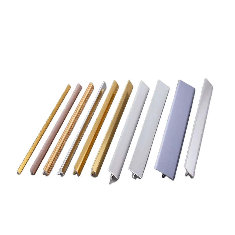 anodized matt silver surface T shape aluminum profile for floor transition