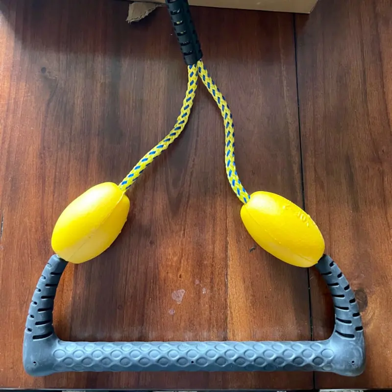 SELEWELL Thicker Heavy Duty Yellow Tow Rope Hook Strap Jetski Atv Double Bow Boat Water Sport Tow Rope