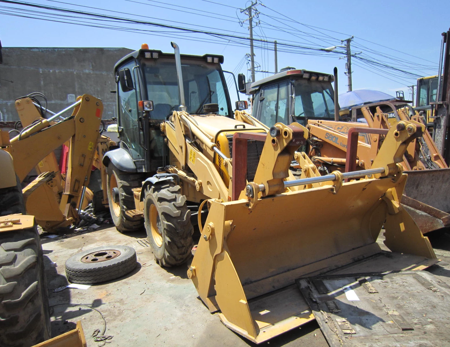 Good Quality Used Loader Jcb 3cx 4 Cx 4WD Backhoe Front End Loader