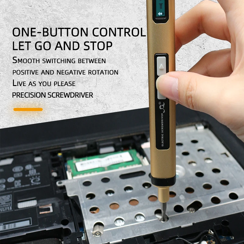 Mini household electric screwdriver precision screwdriver factory electric tool rechargeable screwdriver