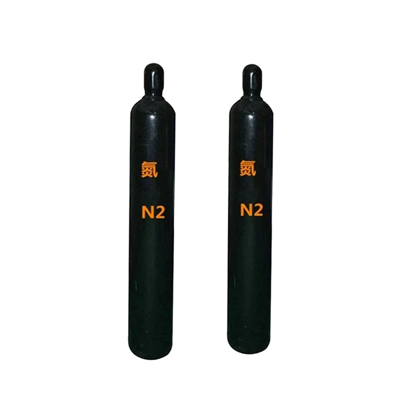 Industrial 20L-55L Gas Cylinders Refillable Options for N2 O2 CO2 H2-Various Gas Options Available