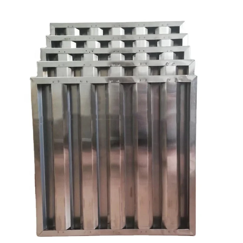 High Quality Replacement Stainless Steel Kitchen Chimney Baffle Filters for Kitchen