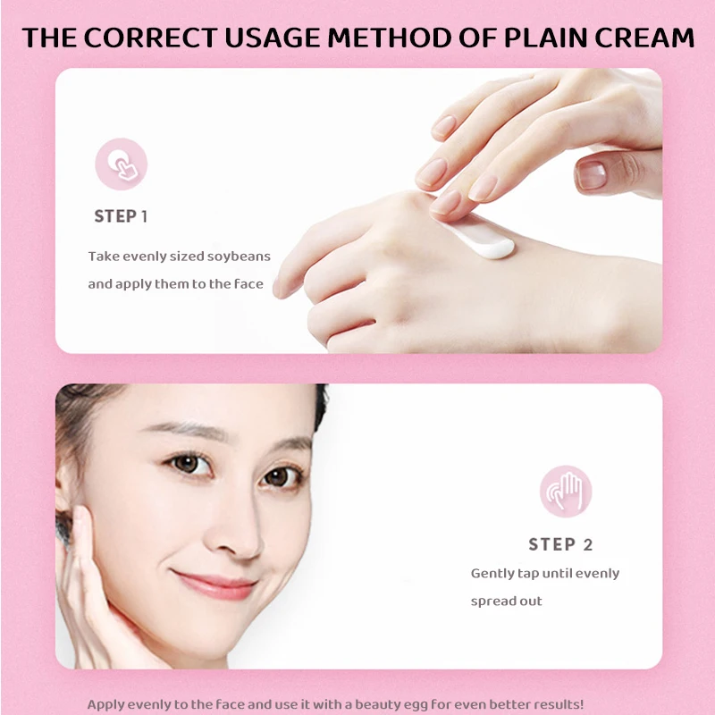 Natural Cream Makeup Base Touch of Brightening and Darkening Nourishing and Refreshing Non-Greasy