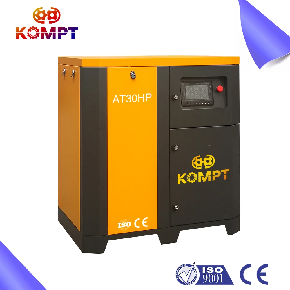 OEM logo print 0.8MPa screw air compressor  fixed speed single stage motor air compressor for sale