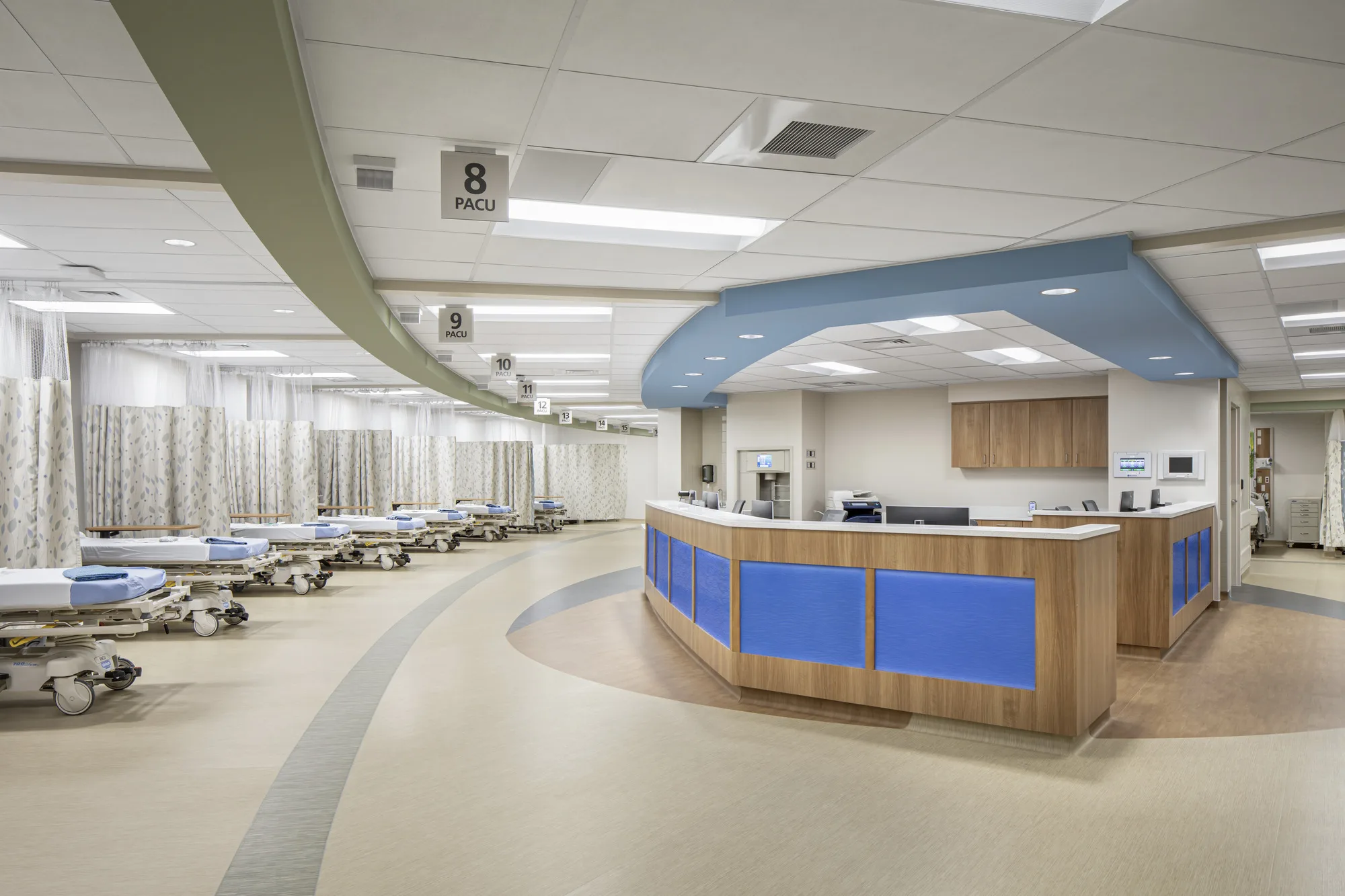 YL025 Hospital Furniture Factory Supply New Design Customized Medical Furniture Hospital Reception Desk