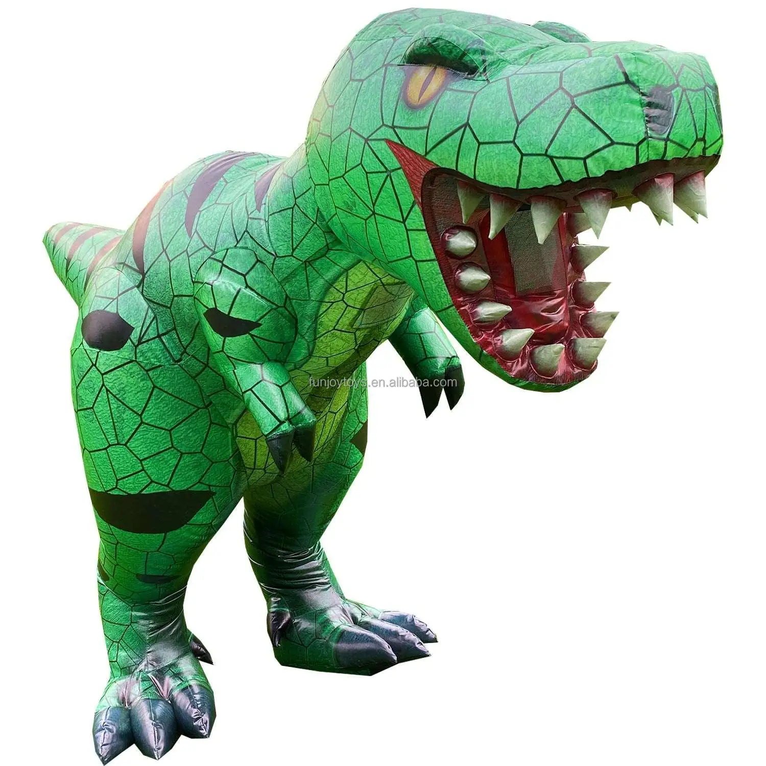 Adult realistic giant life size inflatable dinosaur T- rex costume
