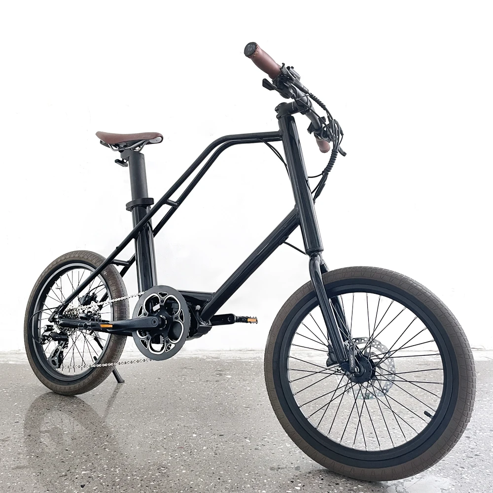 Hottech Woman 20Inch 250W mid drive motor Electric Bike  Electric City Bike Popular Lady Ebike