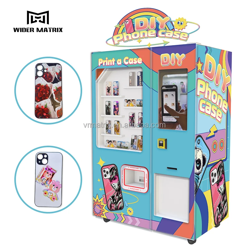 Hot Selling High Profit Phone Case Self-service Printer Automatic UV Phone Case Printing Machine Vending Machine