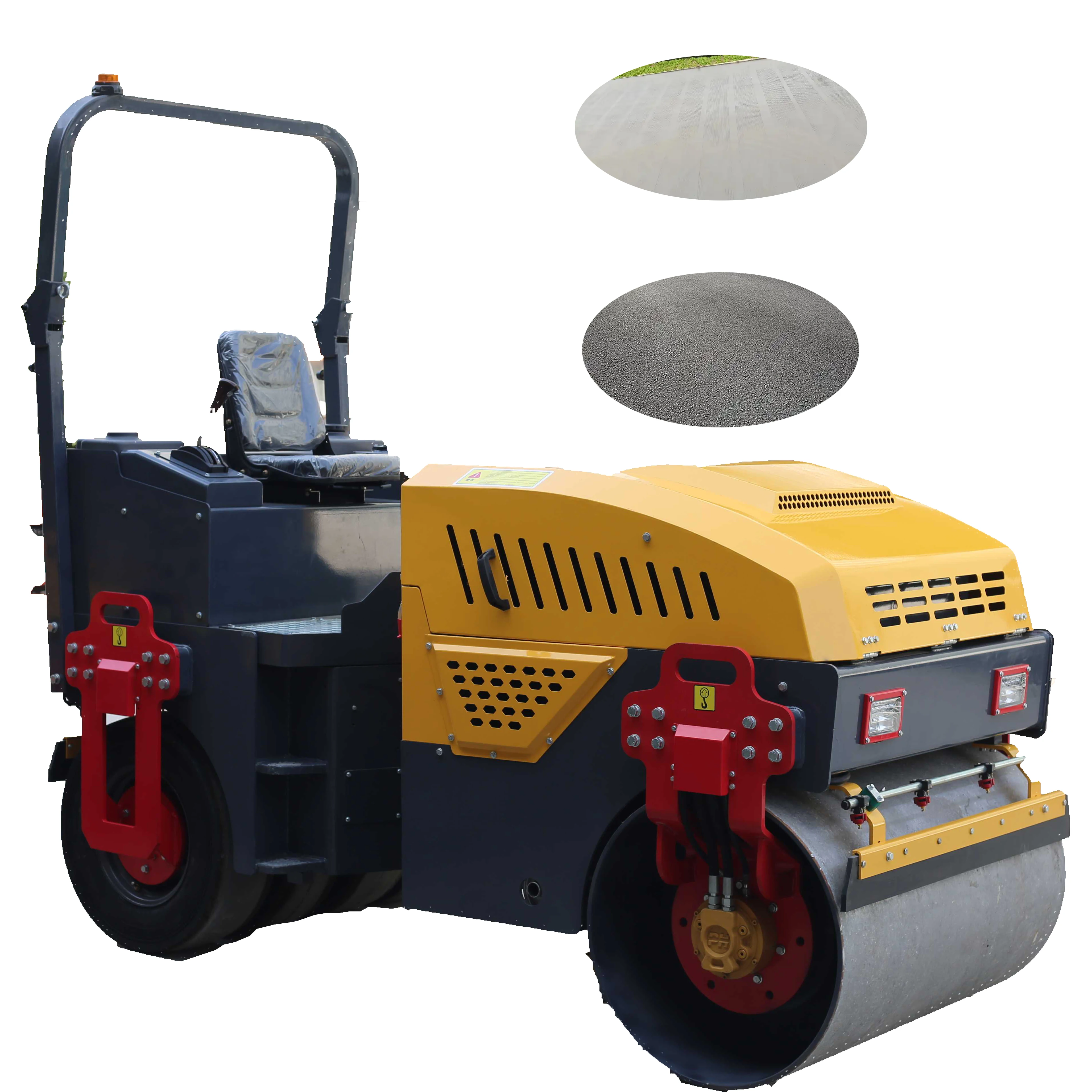 Compactor Hand The Road Roller Tire Combined Hydraulic Vibratory Road Roller 3 ton