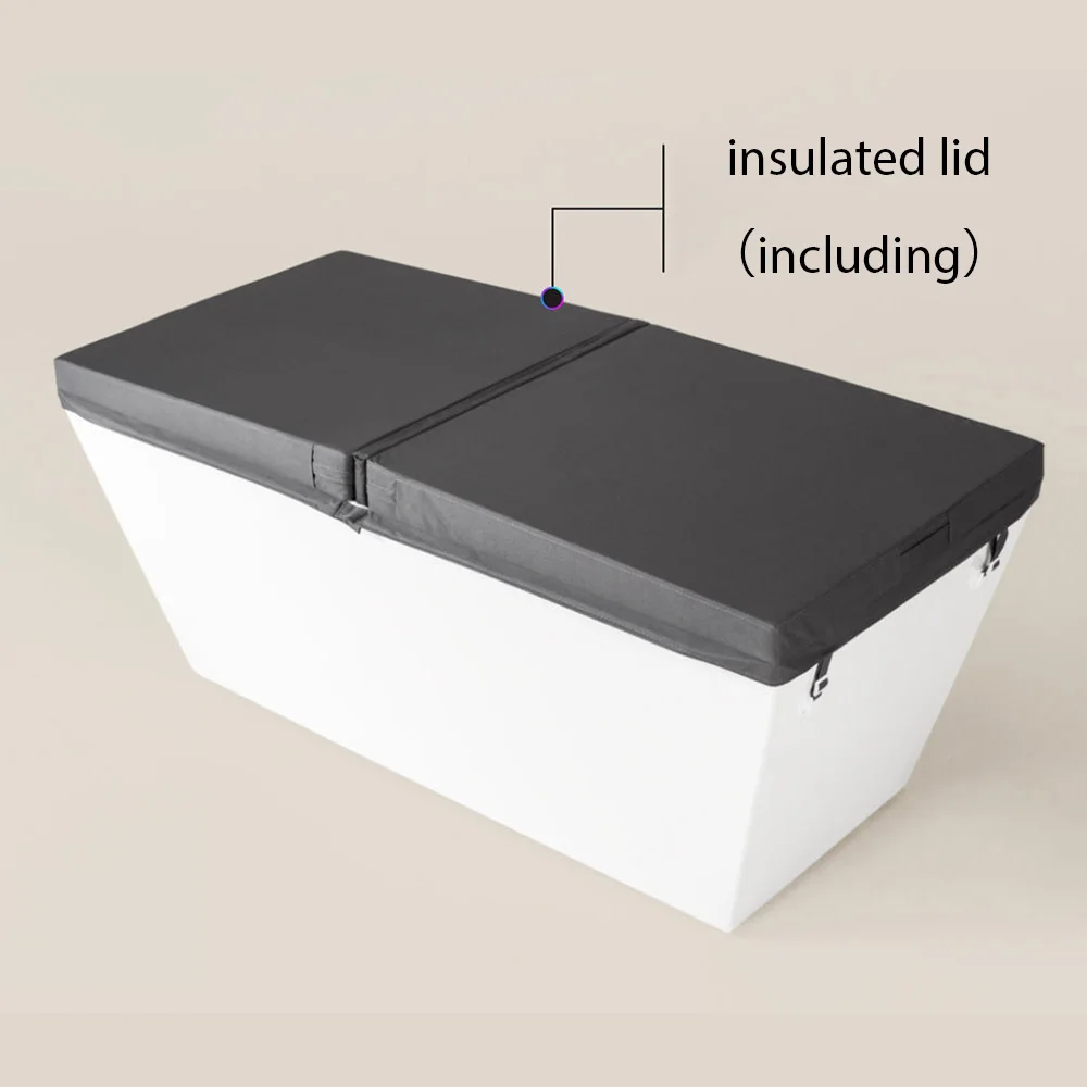 Ozone Disinfection System One Piece Acrylic Cold Plunge Pool Ice Bath All in One Cold Plunge Tub With Water Chiller