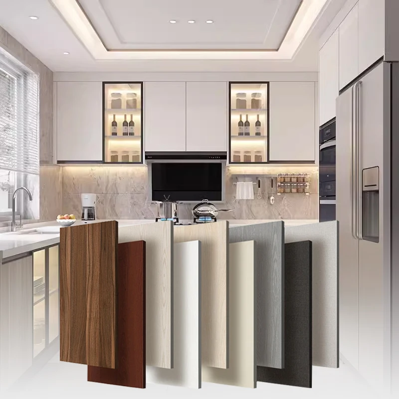 Modern European Style Luxury Home Furniture Solid Wood/plywood/melamine board  Modular Cabinets Kitchen Cabinet Storage