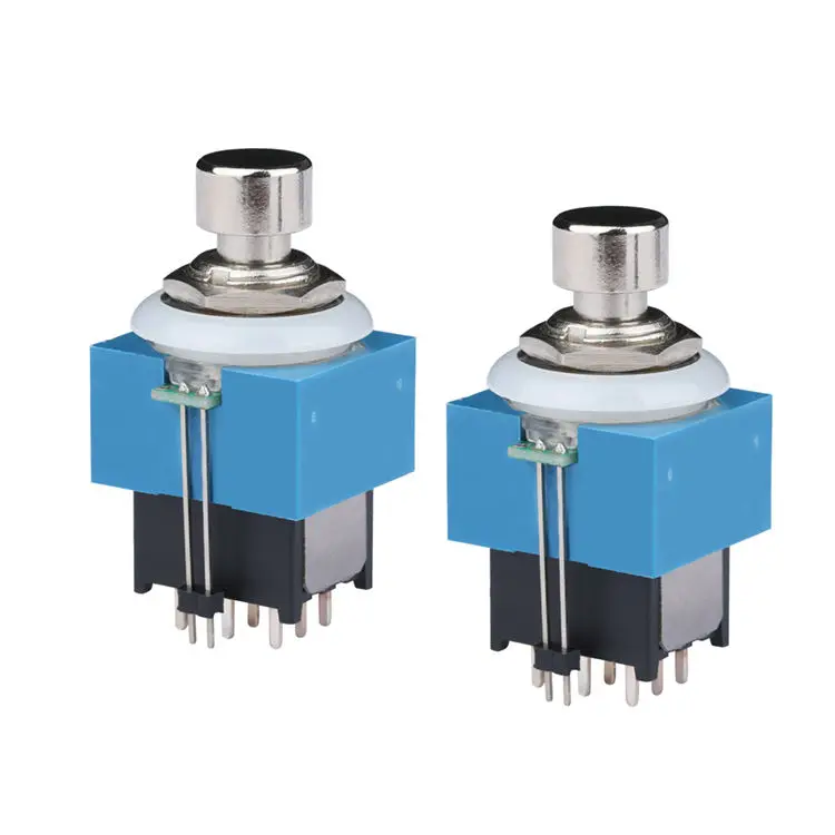 3PDT model locking lug pedal switch 9-pin guitar press switch electric guitar effect pedal