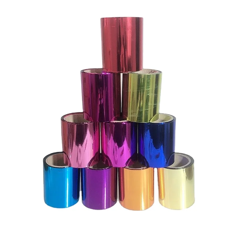 Pet Metalized Film Printable Thermal Lamination Custom Size Thickness and Color 14k 16k 18k 89k Gold Rose Silver Etc
