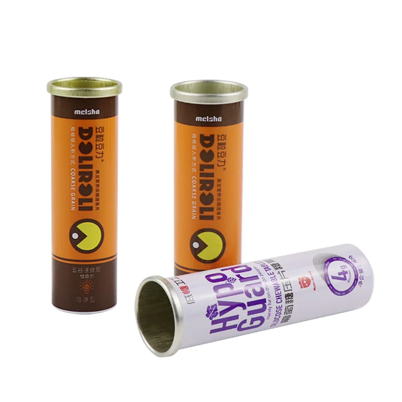 Aluminum effervescent tablets tube packing with desiccant stopper,effervescent tablet bottle