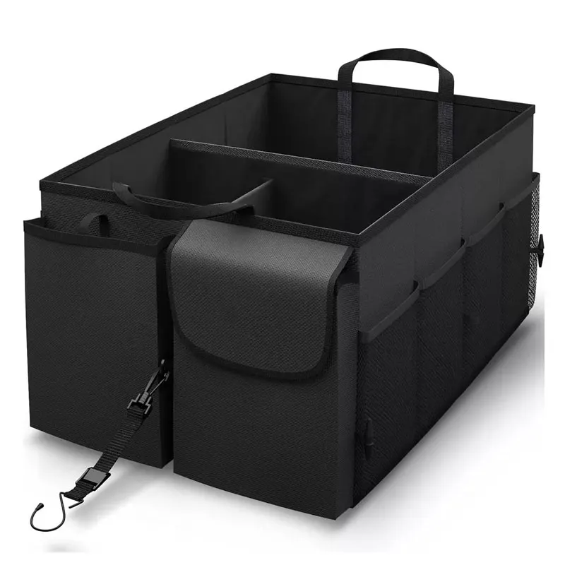 Car Trunk Organizer Folding Compartment Organizador De Maletera De Auto Auto Collapsible Car Trunk Organizer and Storage