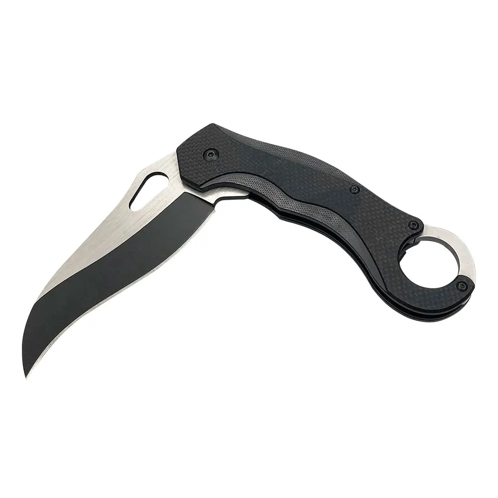 Sharp Outdoor Eagle Type Claw Tactics Fighting Knife G10 Handle Seek Survival Folding Blade Knife