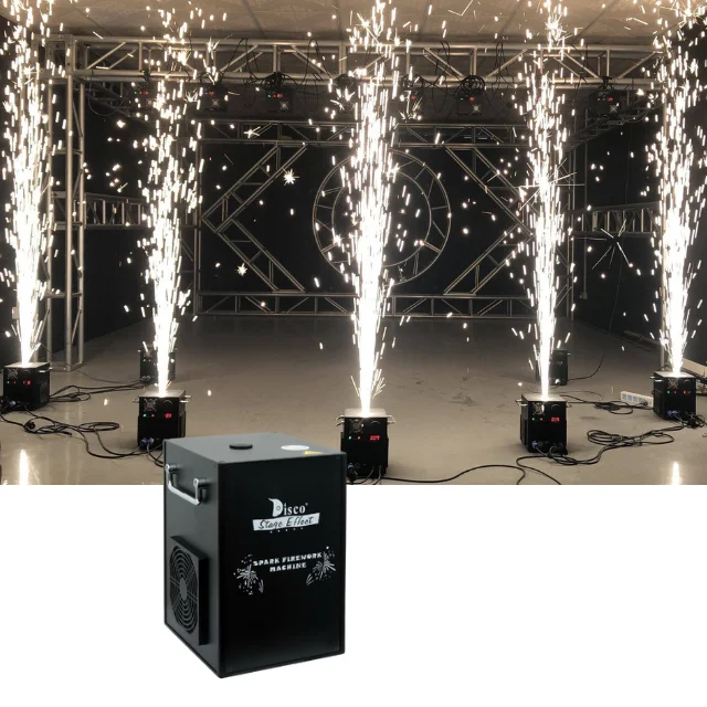 Party wedding event stage fire sparkles fountain equipment with dmx
