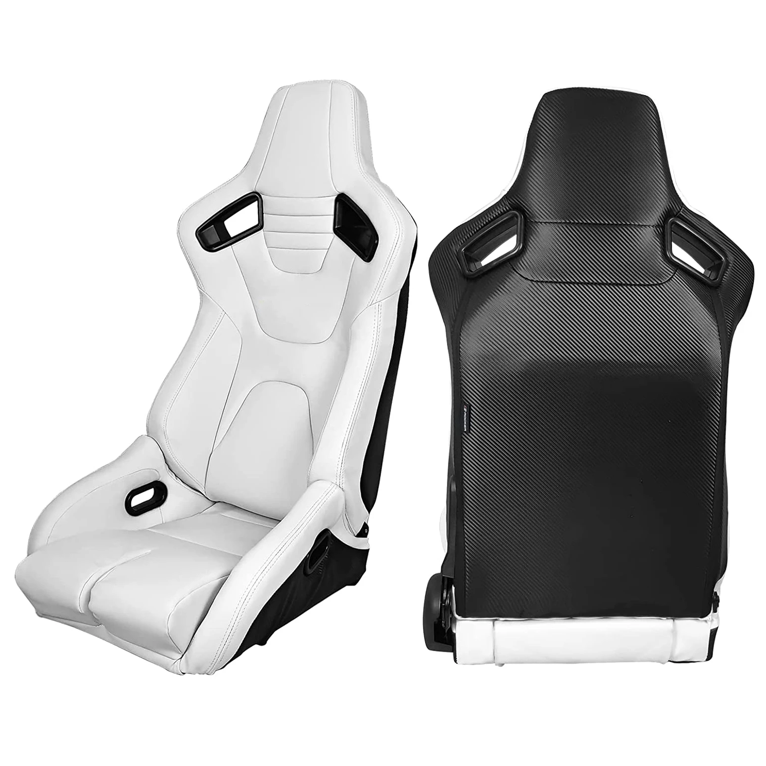 JIABEIR 1095 Universal Driver Car High Quality Leather Adjustable Sport Simulator Gaming Sim Racing Seats