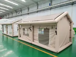 Alocs Custom Multi Persons Large Two Room Waterproof Inflatable Air House Tent Outdoor Big Inflatable Camping Tent