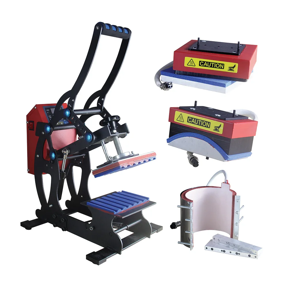 
heat press machine 8 in 1 textile printing machine 