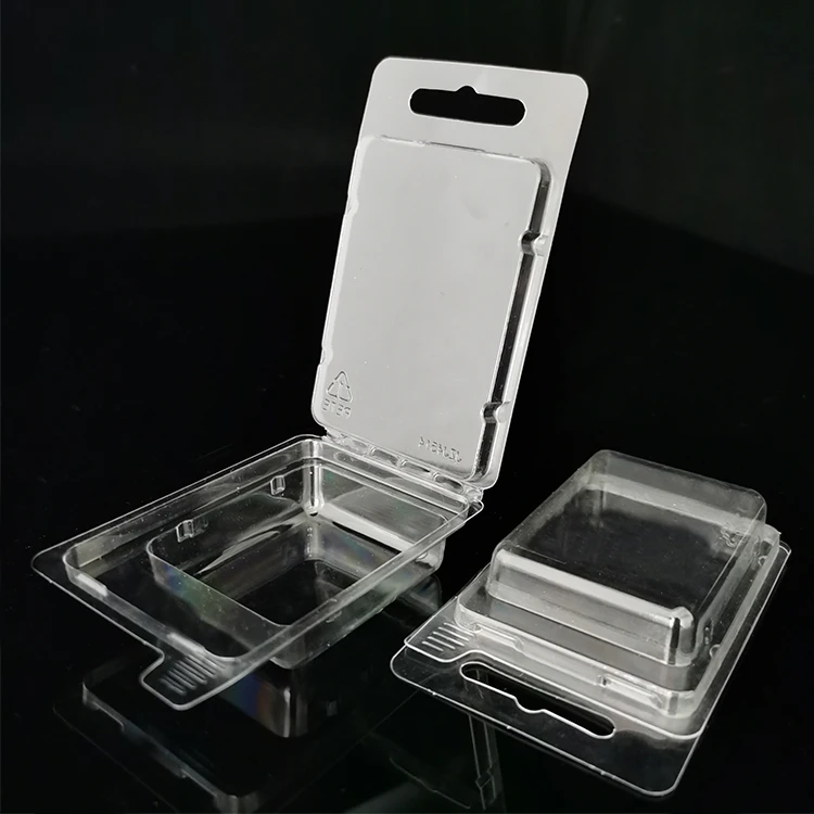 
Eco friendly durable clamshells blister packing with insert paper card 