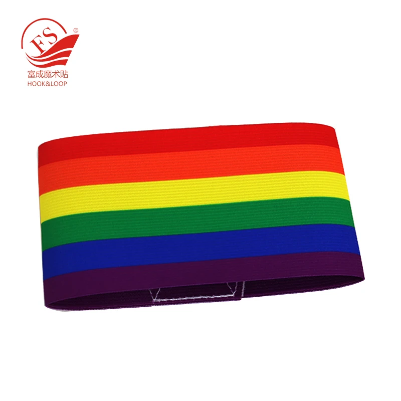 Elastic Adjustable Funeral Armband Sports Captain ArmBands With Custom Logo