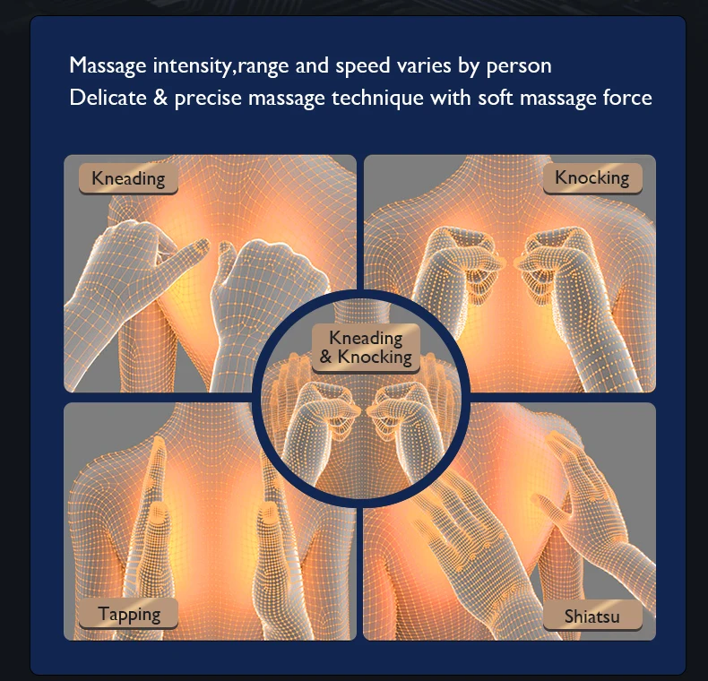 Aowei massage chair with Thai-style  stretch lumbar heat full body airbags compression therapy unique foot roller