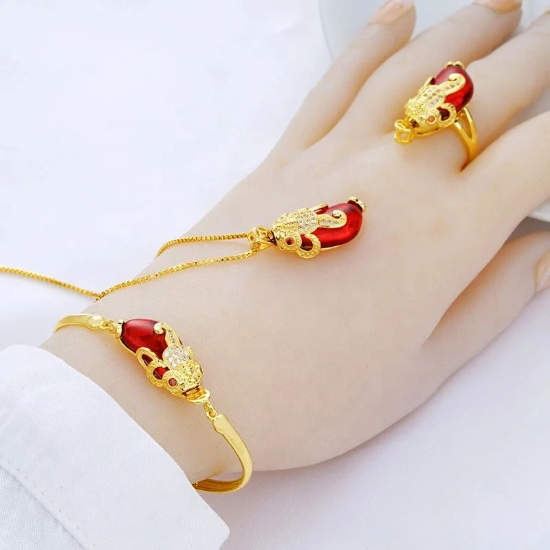 PUSHI Simple designs jewelry women rings plated gold rings jewelry women wedding ring