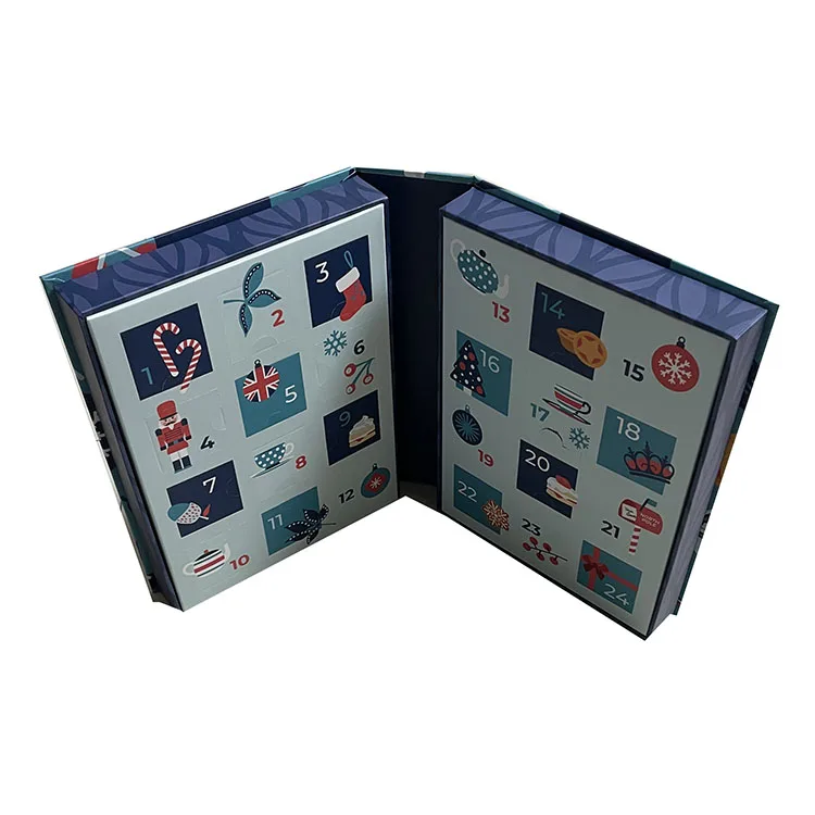 2024  personalized christmas tea candy packing advent calendar