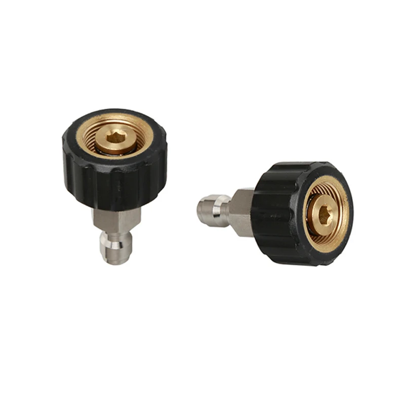 SPS M22 High Pressure Washer Gun Kacher Metal Screw 1/4 Quick Disconnect Connector Pipe Fitting