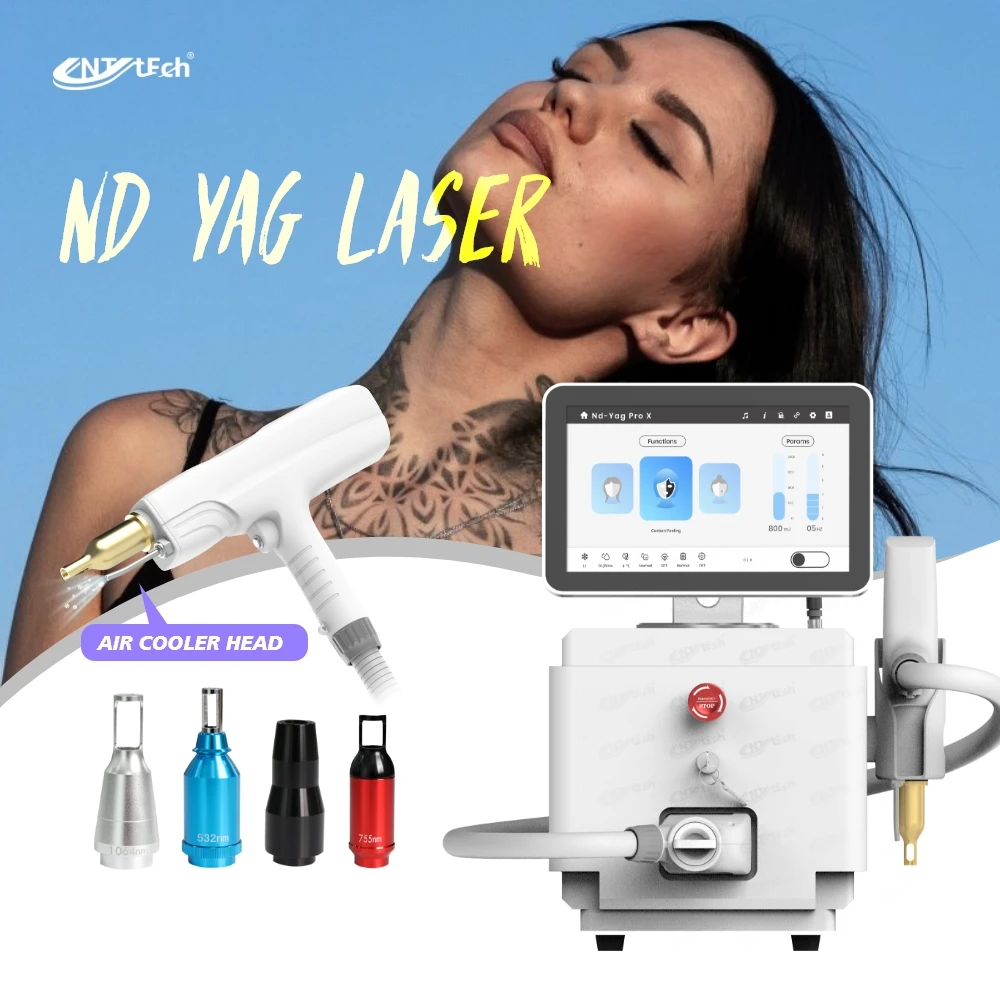 Hot Selling 1064nm 532nm nd yag laser q switched nd yag laser tattoo removal machine prices
