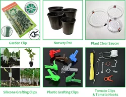 New Durable Plant Support Clips Vine Garden Vegetables Tomato 25mm For Types Plants Hanging Plastic Clip
