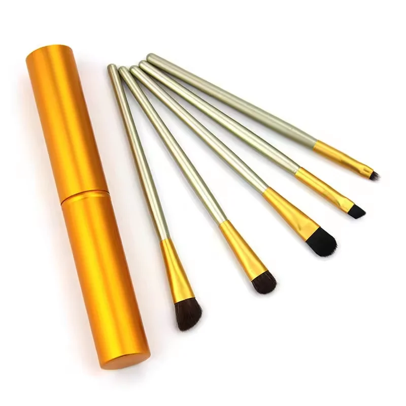 Factory Natural Horsehair Makeup Brush Wood Handle Makeup Brushes Set