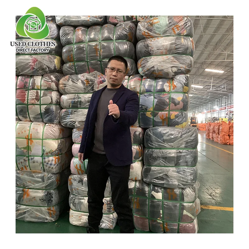 Fashion Casual Used Wool Fur Coat Used Clothes In Bulk For Ladies Used Clothing Bales 45Kg