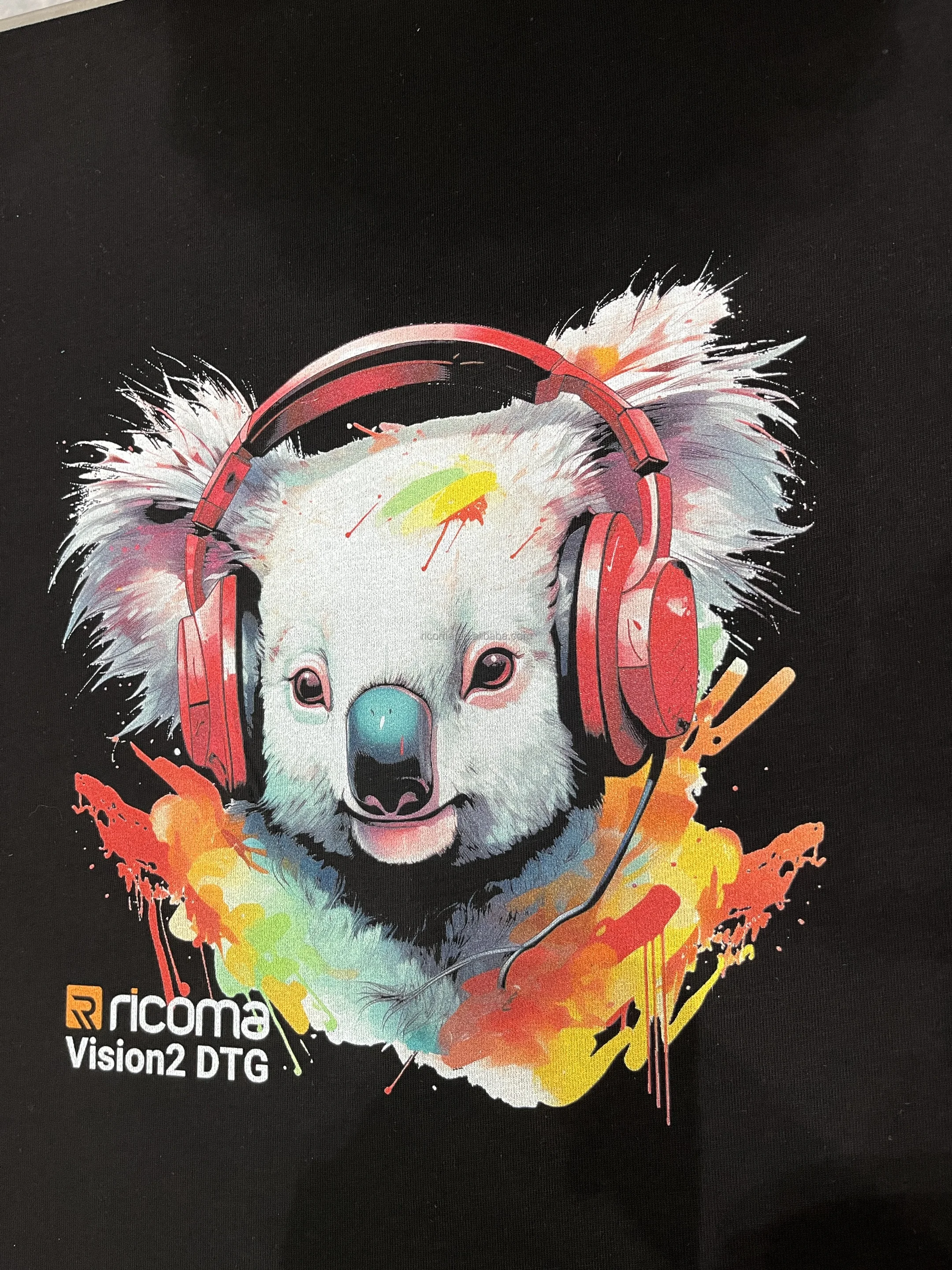 RiCOMA High Quality 9 Colors DTG Inkjet Printer Premium Printing Machine