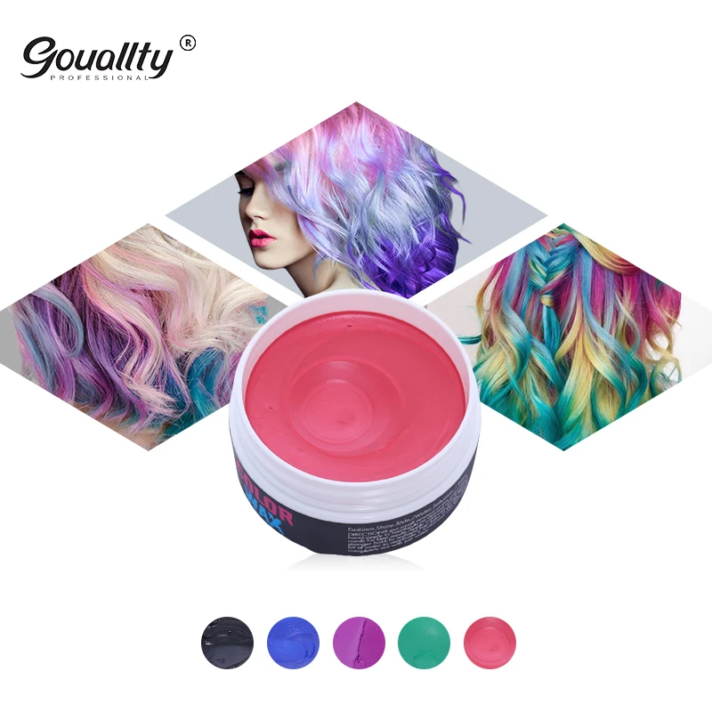 
Strong lasting/highest demand styling products color hair mud/clay/wax 