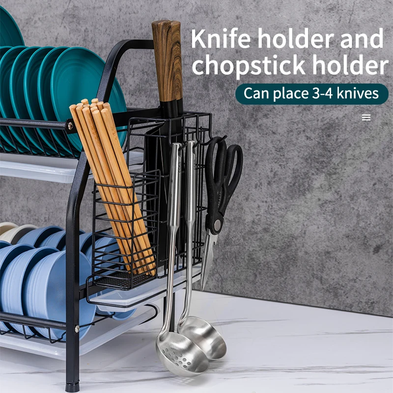 Storage 2 Tier Primary T Shape Bold Plates Plates Chopsticks Storage Racks Stainless Steel Cutting Board Racks