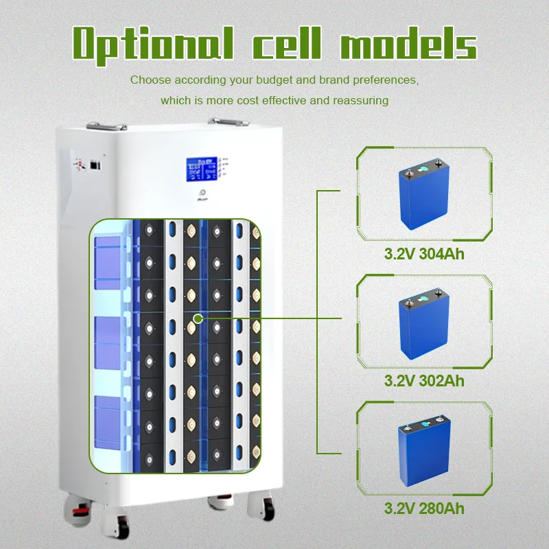 lifepo4 280ah case jk JBD bms battery box with wheels Stand up battery diy battery box 280ah 300ah shell