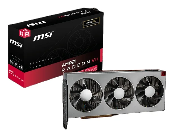 Gpu MSI XFX AMD Radeon VII 16G Used Gaming Graphics Card with 16GB HBM2 4096-bit Memory Support CrossFire Technology