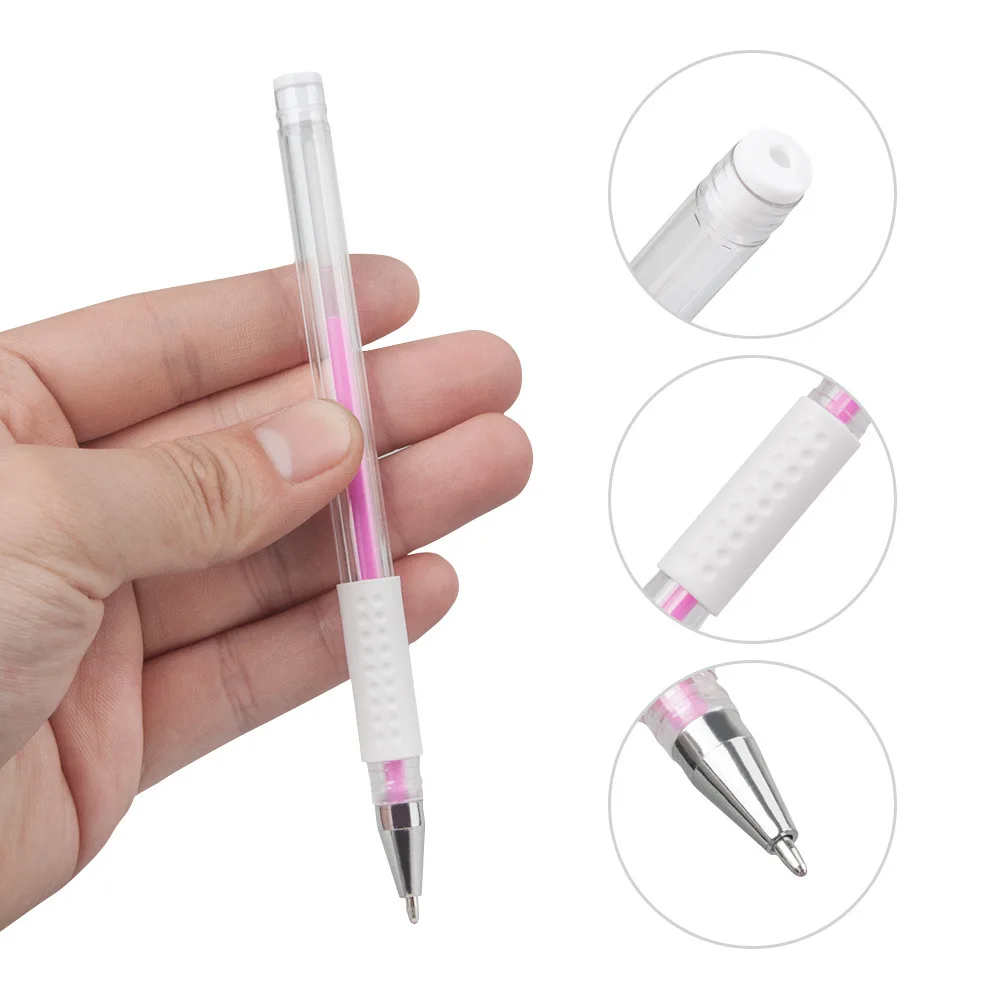 New Personalized Eyebrow Microblading Marker Pen, Makeup Tattoo Skin Marker Pen, White Gel Pen for Brow Mapping