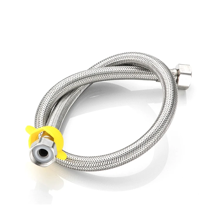 Cheap price high pressure stainless steel braided 304 toilet hose for bathroom kitchen toilet