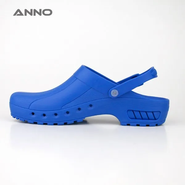 Anno antistatic autoclavable doctor and nurse clog shoes with wedge heels