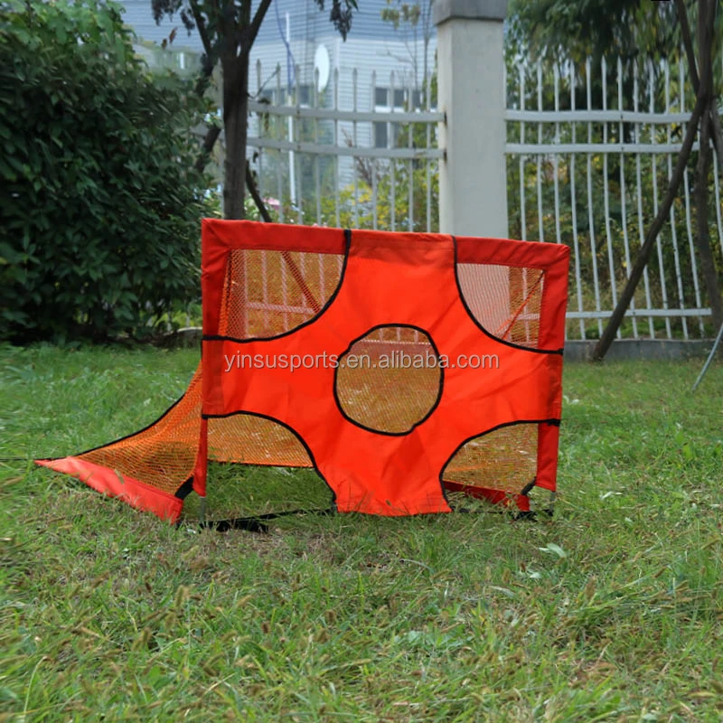 New Portable Kids Pop Up Folded Football Gate Goals For Outdoor Training Soccer Ball Door Mesh Soccer Goal