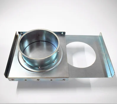 Manual operated slide damper 4 inch industrial blast gate for dust collection