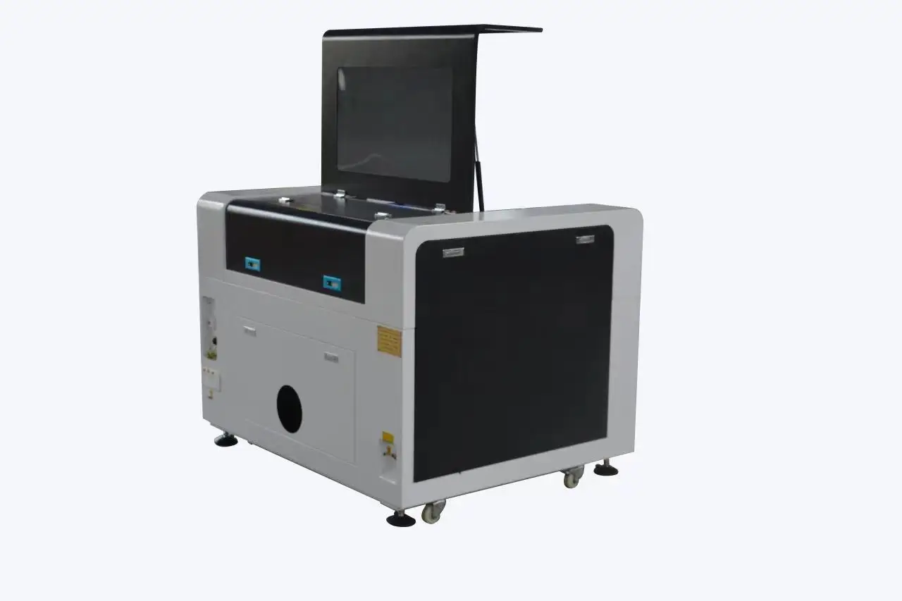 Co2 Laser Cutting Machine Acrylic Cnc Laser Machine 9060 for Fabric Rubber Plywood Glass 80w 100w Auto Feeding 3d Dst