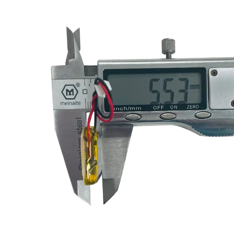 BIS Approved AAA 602045 3.7V 500mAh Smart Watch Batteries Rechargeable NMC Cells Li ion Battery 3.7V 500mAh Battery