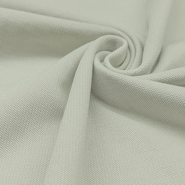 China Wholesale Knitted Pique Polo Fabric Tencil Material, Quick Dry Polyester Spandex Pique Fabric For Sale/