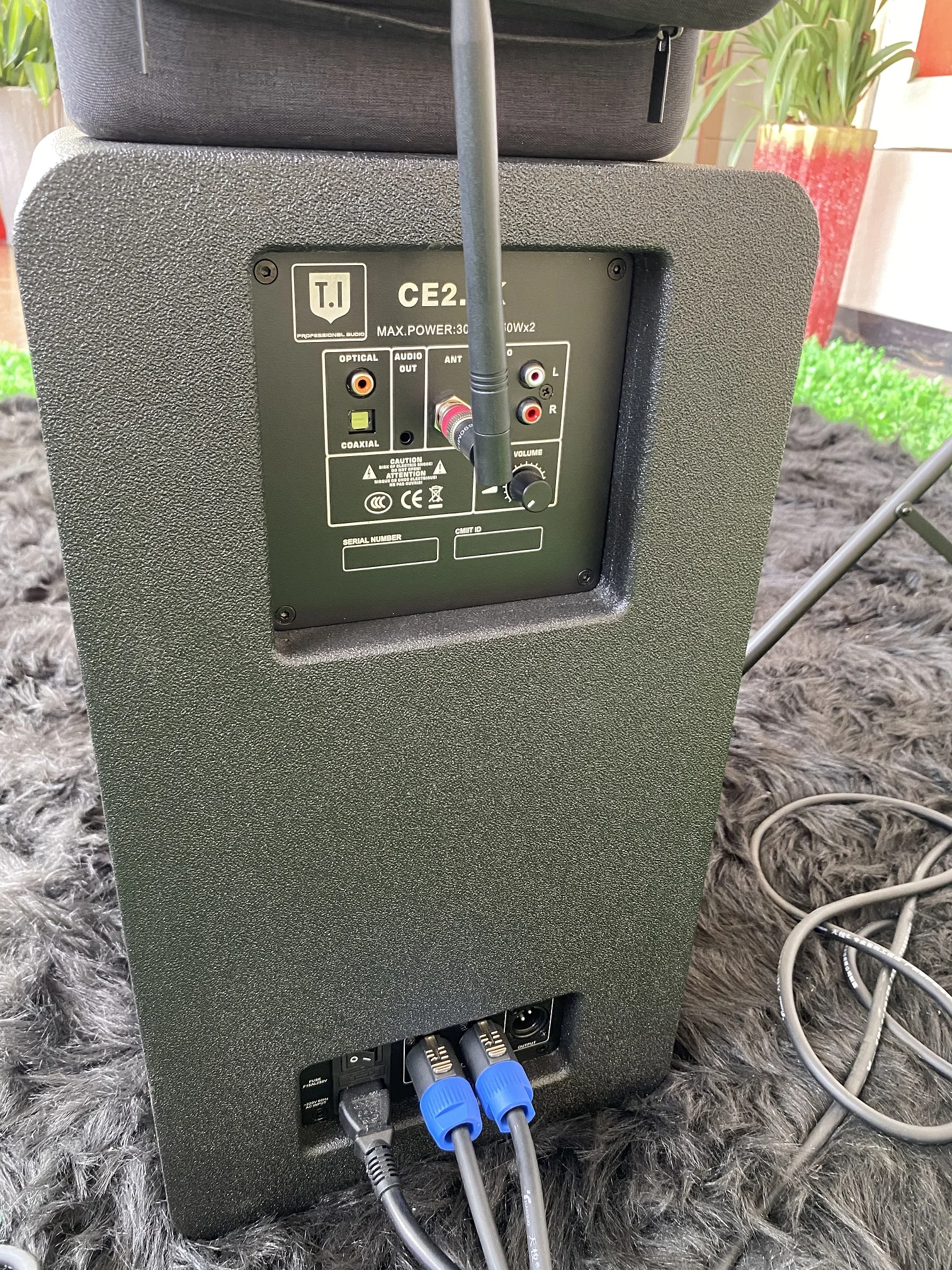 T.I Pro Audio CE2.0K professional sound system mini portable mobile music box speaker bass audio subwoofer