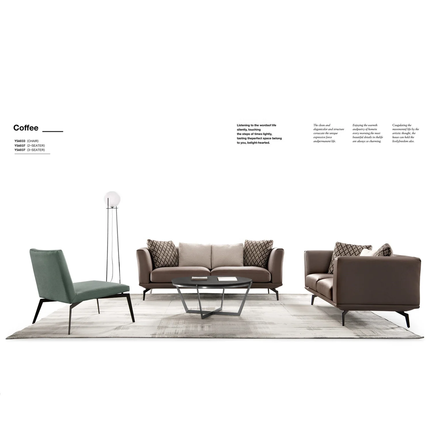 
Factory wholesale PU couches new modern designs 1 2 3 seater European style synthetic leather living room sofa set furniture 