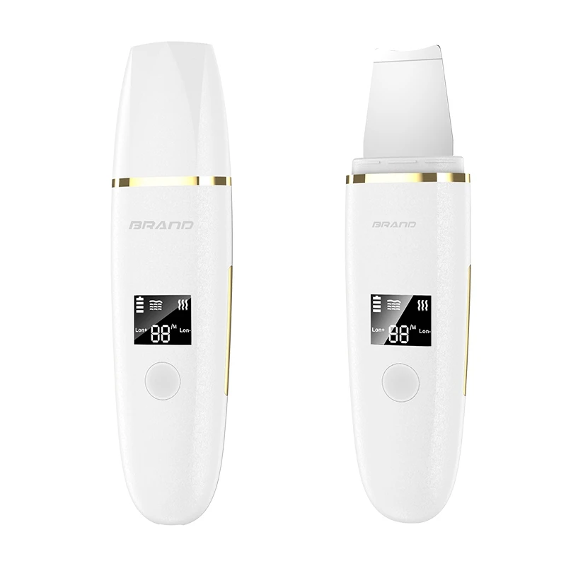 Professional Face Exfoliating Device Deep Cleansing Ultrasonic Facial Skin Scrubber